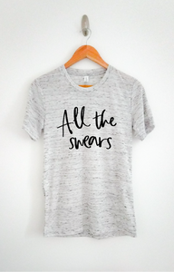 "All the swears" slogan top (style 1)