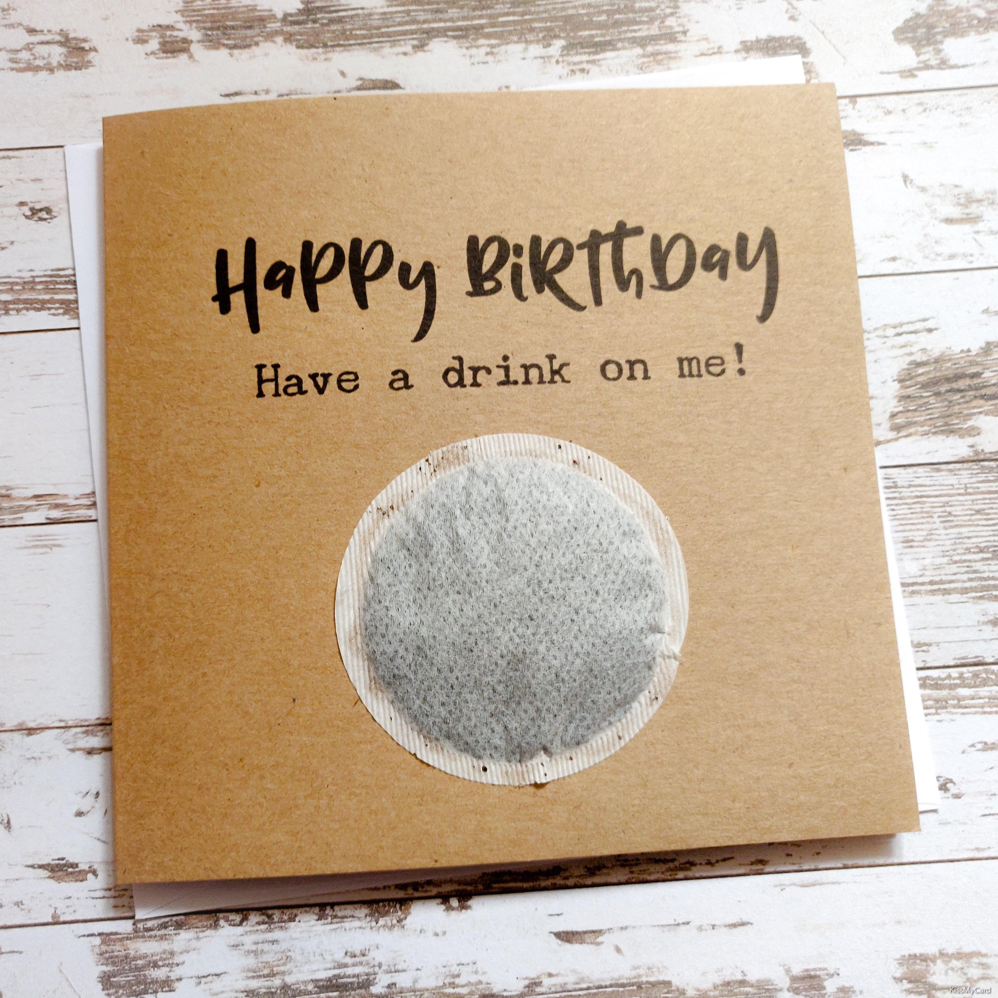 Handmade tea lover's birthday card