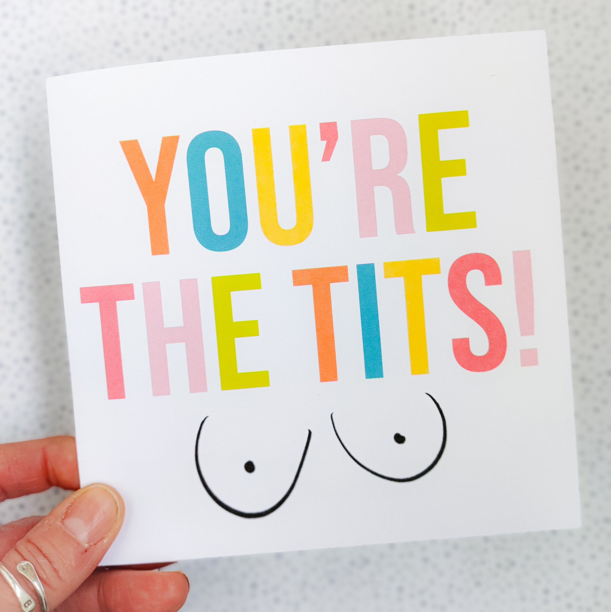 You're The Tits Card