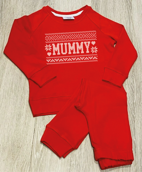 Personalised 'Christmas Jumper' Style Pyjamas - Adults